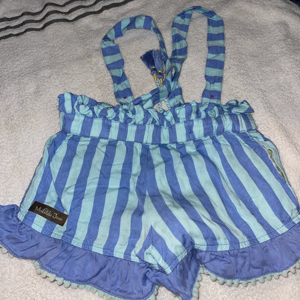 Matilda Jane Overall shorts w/ matching tee